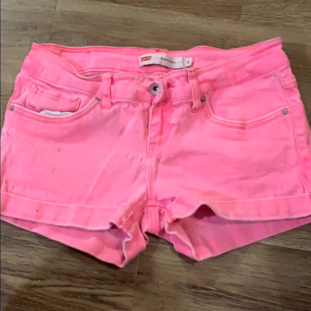 Levi’s Shorty Shorts - Hot Pink